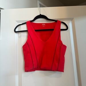 Abercrombie YPB bright red tank